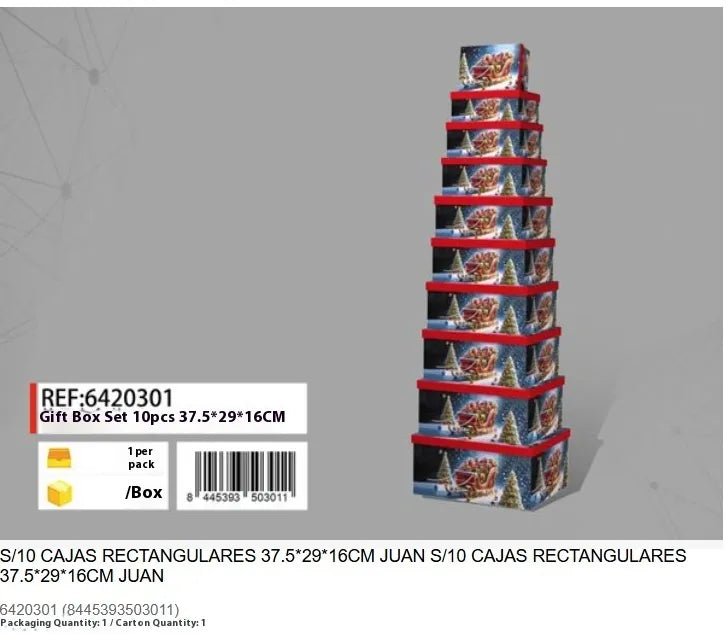 Cajas de Regalo Navideñas